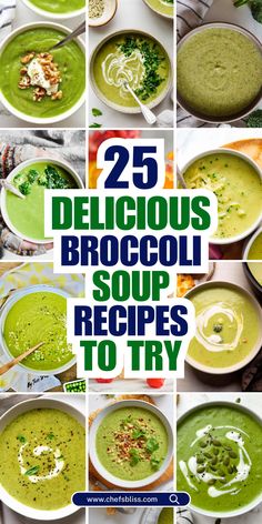 Broccoli soup is a comforting and nutritious dish that can be enjoyed year-round. Whether you like it creamy, chunky, or loaded with cheese, broccoli soup is a versatile recipe that can be tailored to suit any taste. Packed with vitamins, minerals, and fiber, broccoli is a powerhouse of nutrition, making it the perfect base for a satisfying soup. In this article, we’ve rounded up 25+ broccoli soup recipes, offering a wide range of flavors and styles to suit every palate, from light and healthy to rich and indulgent. Cheese Broccoli Soup, Spicy Broccoli, Cheese Broccoli, Creamy Broccoli Soup, Broccoli And Potatoes, Broccoli Soup Recipes, Zucchini Soup, Dairy Free Alternatives, Broccoli Soup