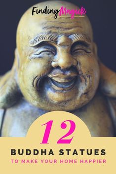 Displaying a laughing Buddha statue as part of your home decor can attract abundance and happiness. This works for meditation rooms and gardens, too! Which happy buddha speaks to you?  #FindingMagick #buddha #homedecor #homedecorideas #decor #statue #meditation #happiness #mindfulness #zen #abundance #gardening #gardenideas Meditation Room Design, Laughing Buddha Statue, Group Meditation, Decor Statue, Wealth And Abundance, Attract Abundance