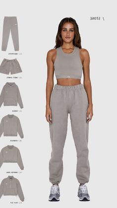 Discover top sweatpants outfits on Pinterest! Explore over 20 trendy styles that blend comfort with cool in our latest blog post. Sweatpants Outfits, Seven Jeans, Activewear Fashion, Branding Photoshoot, Hoodie Design, Comfy Outfits, Sport Fashion, Fleece Fabric