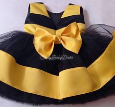 All dresses are made as mother and daughter Please ask for color option. The dress is made in 1 or 2 day. This Bee Costume is completely made of health-safe and kid-friendly materials. Inner parts are 100% cotton and outer parts are sewed with high quality sequin and tulle. Dress is made to order in any size. If you want it to fit perfectly, please, send me the measurements of your daughter and I will sew the dress according to the measurements. Please follow the page. Take care of yourself. Bee Costume Toddler, Toddler Bee Costume, Bee Kids Costume, Kids Bumble Bee Costume, Frock Photos, Bee Kids Dress, Bumble Bee Costume, Bee Themed Birthday Party, Girl Green Dress