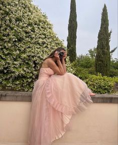 Modern Aurora Aesthetic, Princess Aesthetic Photoshoot, Pure Girl Aesthetic, Prom Dresses Ruffles, Modern Princess Aesthetic, Pink Tulle Prom Dress, Dresses Ruffles, Tulle Prom Dresses, Princess Core