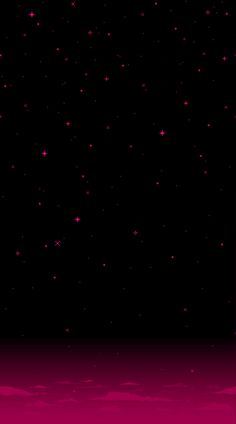 a black background with pink stars in the sky