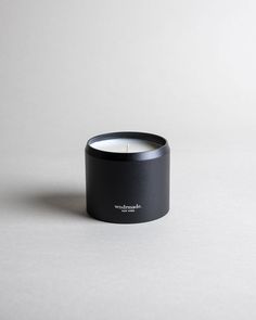 Vetiver candle in a black minimalist tin Metal Vessel, Perfume Product, Palo Santo Essential Oil, Fish Candle, Aroma Candles, Candle Designs, Candle Brand, Pottery Candle, Oil Candle