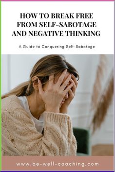 - What areas do you find yourself sabotaging? 🤔

- Do you frequently switch jobs or diets? 💼🍽️

- Engage in unnecessary arguments? 🗣️

- Make excuses instead of trying or giving up too easily? 🙅‍♂️

- Do you feel like life is a constant battle, with no sustainable progress? ⚔️

Inner conflict arises when your core values and needs are neglected.

Ready to break that cycle, regain clarity and tap into your strengths? Discover an effective approach to understand and overcome these self-sabotaging patterns. Learn more now!

#OvercomeSelfSabotage Self Sabotaging, Inner Conflict, Diet Recipes Easy, Life Styles, Boost Confidence, How To Improve Relationship, Self Empowerment, Confidence Boost, Positive Affirmation