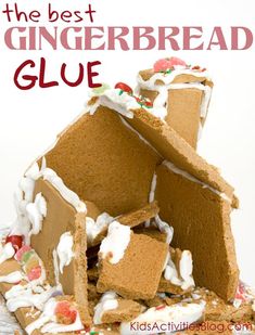 the best gingerbread glue recipe is made with grahams and marshmallows