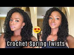 Spring Twist Tutorial | *UNDETECTABLE* (Mixed Method) | NaturallyMsToya - YouTube Twist Tutorial, Spring Twists, Crochet Braid, Crochet Braids, Crochet Tutorial, Hair Tutorial, Braids, Twist, Hair Styles