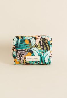 an image of a wallet with flowers on it and the words happybird written in white