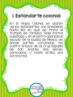 a green and white sign with the words, i estnadrete colonial in spanish