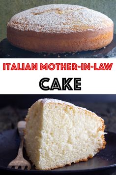 cake on a stand and a slice on a black plate Law Cake, Italian Cakes, Recipes From Scratch, Italian Recipes Dessert, Italian Pastries, Italian Cake, Cake Recipes From Scratch, Italian Cookies, Italian Desserts