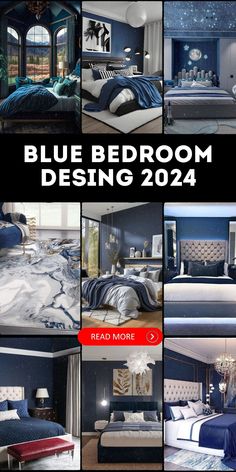 the blue bedroom is ready to be used in this year's design showroom