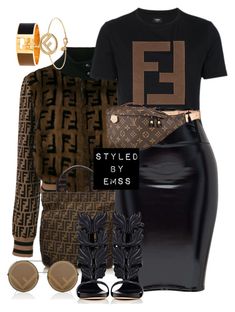 Fendi Outfits Women, Fendi Outfits, Fendi Clothing, Cute Swag Outfits, Swag Outfits, Cute Casual Outfits, Giuseppe Zanotti, Look Fashion, Passion For Fashion