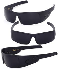 Locs Mens Cholo Uv400 Biker Sunglasses - Matte Black (Black Logo) Lc51 Black Anti-reflective Sunglasses For Streetwear, Black Tinted Shield Sunglasses For Streetwear, Black Uv Protection Sunglasses For Streetwear, Black Sunglasses With Uva Protection For Streetwear, Black Anti-reflective Shield Sunglasses For Streetwear, Black Rectangular Shield Sunglasses With Anti-reflective Coating, Adjustable Black Shield Sunglasses For Outdoor, Black Shield Sunglasses With Polarized Lenses, Black Shield Sunglasses With Polarized Lenses For Streetwear