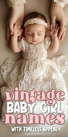 Looking for baby names and meanings? You'll love this vintage girl names list! Beautiful classic girl names with meanings. These traditional girl names never go out of style. Timeless baby girl names. Old fashioned girl names list. vintage girl names list. old timey baby names. old fashioned baby names. vintage baby names. unique vintage girl names. rare beautiful baby names. rare girl names. forgotten girl names. pretty girl names list. rustic girl names. rustic baby girl names. elegant girl names. elegant vintage names. classy girl names. sophisticated girl names. old fashioned baby girl names with meanings. old girl names. victorian girl names. vintage style names. victorian baby names. baby girl names list. old-fashioned Rustic Girl Names, Victorian Girl Names, Traditional Baby Girl Names, Latin Girl Names, Traditional Girl Names, Classic Girls Names, English Baby Girl Names