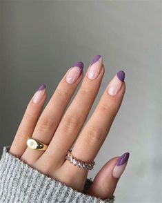 Uñas Cortas Moradas. There are any references about Uñas Cortas Moradas in here. you can look below. I hope this article about Uñas Cortas Moradas can be useful for you. Please remember that this article is for reference purposes only. #uñas #cortas #moradas Mauve Nails, Purple Nail Art, January Nails, Purple Nail Designs, Easy Nails, Chic Nails