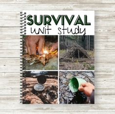 the book survival unit study is shown