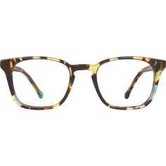 These square glasses have been hand-polished to a glossy finish for a high-fashion look that acetate is famous for. Available in four color combinations: light and dark amber faux woodgrain and ocean blue copper and malachite and tortoiseshell. Spring hinges provide a comfortable fit. Please note the actual pattern on eyeglasses may vary slightly from the one pictured. | Zenni Square Prescription Eyeglasses Tortoise Shell Plastic Ivory Tortoise Eyeglasses, Zenni Optical Glasses, Shell Glasses, Plastic Glasses, High Fashion Looks, Zenni Optical, Square Eyeglasses, Oval Face Shapes, Turtle Shell