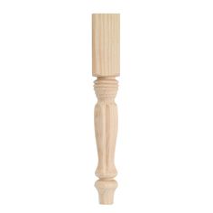 This stylish table leg is great for dressing up new tables and restoring old ones. It is constructed of furniture grade solid hardwood for the finest appearance and long lasting durability. The table leg comes with a pre-installed 5/16 - 18 hanger bolt that provides fast and easy installation when using any Waddell quick mount surface plate. It is sanded smooth and ready for your custom finish. Waddell 2.25-in x 21-in Country French Ash Table Leg | CF21-A Display Cake, 2012 Wedding, Natural Wood Table, Hanger Bolts, Wood Table Legs, Furniture Building, Bbq Cover, Diy Shop, Pressure Washer Accessories