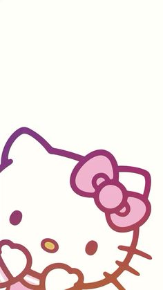 an image of a hello kitty wallpaper