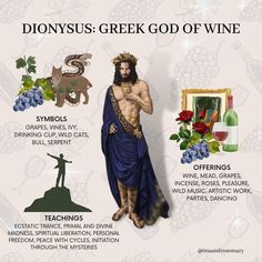 an image of the greek god of wine and other things to see on this page