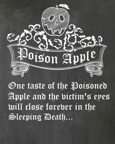 Poison Apple Recipe, Themes Decorations Ideas, Apple Chalkboard, Caramel Apple Bar, Bitten Apple, Bar Chalkboard, Apple Bar, Make A Chalkboard, Halloween Names