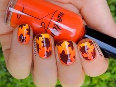 Nailart Tutorial, Artistic Nails, Designer Nails, Elegant Nail, Leaves Autumn, Seasonal Nails, Holiday Nail Art