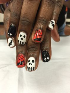 Bone Nails, Firework Nail Art, Firework Nails, Halloween Nail Ideas, New Years Nails, Skull Nails, Christmas Nail Stickers, Nail Stamp