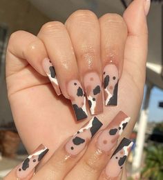 Country Acrylic Nails, Rodeo Nails, Cowboy Nails, Western Nails, Country Nails, Cow Nails, The Audacity, Acrylic Nails Coffin Short, Coffin Nails Designs