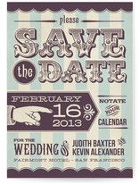 a poster with the words save the date on it