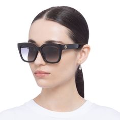 Gucci Women's Gg1338sk Black Cat-eye Sunglasses Karen Walker, Optical Glasses, Sunglasses Online, Sunglasses Shop, Glasses Accessories