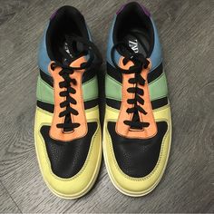 Zara Mens Contrasting Sneakers Multicolor Y2k 2201/820 Sz Eu 41/Us 8 It Does Not Come With A Box. In Excellent Preowned Condition Some Signs Of Wear On The Bottom, No Scuffing, Perfect Shoelaces (Black) Non Smoking Pet Friendly Home Please Check Photos And Read Description I Do My Best To Represent The Items Accurately And In Good To Brand New Condition- But I Am Human And Occasionally Things Happen , Please Just Reach Out To Me. Happy To Bundle. No Lowball Offers Please Stop Back In, I Add Cool Zara Mens, Sneakers Multicolor, Please Stop, Things Happen, Zara Man, Mens Shoes Sneakers, A Box, Blue Purple, Shoe Laces