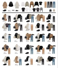 Minimalist Wardrobe Capsule, Bulletin Journal, Capsule Wardrobe Casual, Capsule Wardrobe Outfits, Fashion Capsule Wardrobe, Europe Outfits, Clothes And Shoes