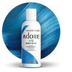 Pack of 1 Adore Hair Color - please verify color name in the Product Title Transform your hair with the vibrant and long-lasting hues of Creative Image Adore Semi-Permanent Hair Color. This innovative hair dye is designed to infuse each strand with rich, radiant color while maintaining the health and integrity of your hair. Free from harsh chemicals like ammonia, peroxide, and alcohol, Adore provides a gentle yet effective coloring experience that leaves your hair feeling soft, silky, and full o Adore Hair Color, Adore Hair Dye, Green Hair Dye, Good Dye Young, Hair Dye Brush, Punky Color, Joico Color, Wig Colors, Hair Color Cream