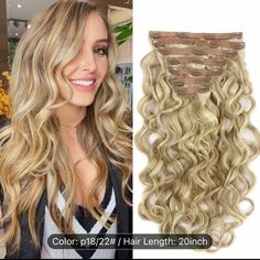 The Price Is Firm. Thick Hairpieces. 20 Inch 7 Pieces 21 Clips Full Head Clip In Hair Extensions. The Blonde Color As Pictures Showing. Human Hair Blend Heat Resistant Fiber. Weight: About 4.5-5.0 Oz. Heat Resistant: 300f-350f. Soft And Smooth. Can Be Straighten Or Curled And Washed. Easy To Use And Beautiful Natural Looking. Follow Me And Check Out My Other Items. Sending Gifts With Purchase. Willing To Bundle. New Listings Daily. Wish U More Beautiful More Happy Life. Taps: Ash Blonde Hair Ext Ash Blonde Hair Extensions, Root Volume, Hair Ext, Halo Extensions, Ash Blonde Hair, Hair Replacement, Clip In Hair, Ash Blonde, Blonde Color