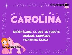 Carolina Girl Names, Baby Names, Keep Calm Artwork