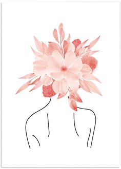 cuadro ilustrado y moderno con mujer y flor en. Lámina decorativa. Paper Background Design, Girl Nursery Room, Portrait Photography Women, Easy Canvas Painting, Diy Art Painting, Photography Women, Paper Background, Minimalist Art, Background Design