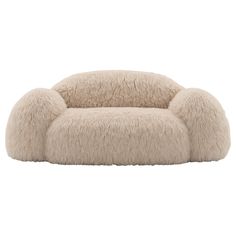 an animal shaped chair with fluffy fur on it