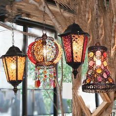 Modern Black Turkish Stained Glass Hanging Light For Dining Room - Flared/Lantern/Tapered Style Pergola Decor, Pendulum Lights, Black Dining Room, Ceiling Hanging, Traditional Lighting, A B C D, Hanging Lanterns, Style Noir, Hanging Light