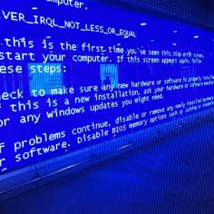 a computer screen with some type of program on it's display wall in an office building