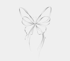 a drawing of a butterfly on a white background