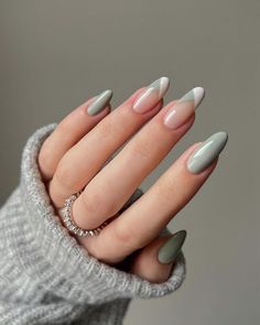 Green Nail Designs, Nail Art For Beginners, Cute Nails For Fall, Cute Acrylic Nail Designs