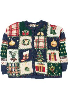 This is a vintage ugly Christmas sweater! That means: 1. We only have one — so you can’t choose a different size or quantity. 2. The size listed on the original tag may not be an accurate indication of the fit. The chest / bust size and length measurements are the most accurate way to estimate the fit. Kitsch Christmas Outfit, Cute Christmas Sweater Outfit, Retro Christmas Outfit, Ugly Sweater Outfit, Ugly Sweater Outfits, Ugly Sweater Ideas, Ugly Christmas Sweater Ideas, Ugly Christmas Sweater Outfit, Kitty Sweater