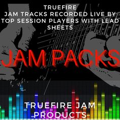 the jam packs are available for all types of guitars and guitar players to play with