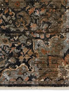 Zefira Amena Blue 5' x 8' Rug Eclectic Area Rug, Turkish Design, Jaipur Living, Dark Taupe, Rug Direct, Traditional Motifs, Navy Rug, Orange Rugs, Hand Tufted Rugs