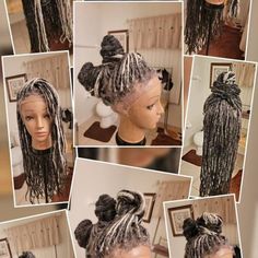 Lace Front Dreadlocks, 0.6cm Locs, Pencil Size Locs, Locs for Alopecia - Etsy Beauty Book, Short Hair, Etsy Accessories, Hair Care