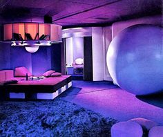 Strath Shepard - danismm: Joe Colombo’s “Visiona”, environment of... Crazy Furniture, 70's Decor, Retro Architecture, Dreamy Interiors, 70s Interior Design