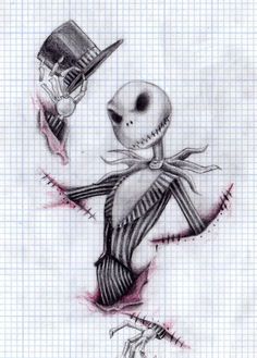 a drawing of a skeleton holding a book