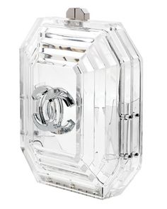 Transparent Clutch, Chanel Clutch, Handbag Heaven, Prada Handbags, Coco Chanel, Chanel Handbags, Beautiful Bags, Prada Bag