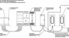 an electrical wiring diagram showing the various components