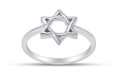 PRICES MAY VARY. Adds A Touch Of Nature-Inspired Beauty To Your Look this Star Of David Jewish Magen Hebrew Shield Star Symbol Ring in 14k White Gold Plated 925 Sterling Silver. Best gift idea for your loved ones, simple and perfect sized for everyday wear or any occasions. This stunning piece of jewelry is a masterful blend of luxurious beauty and spiritual elegance. Crafted - in High-Quality 925 Sterling Silver that delivers exceptional shine and ultimate protection. We do Custom sizing (Half Star Symbol, Shield Ring, Gifts For Aunt, Wife Gifts, Fake Jewelry, Style Star, Great Gifts For Women, Jewelry Auction, The Jewel