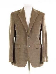 Brown Corduroy Jacket Two Tone 40R - Tweedmans Light Brown